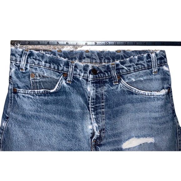Vintage 1980s Red Tag Levi Jeans 32 x 30 - Picture 11 of 13
